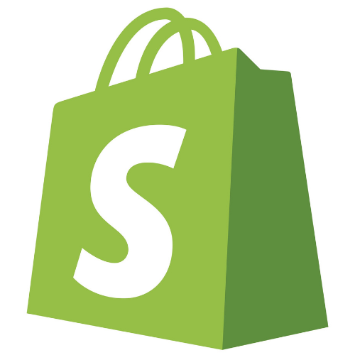 An image of the Shopify green shopping bag logo